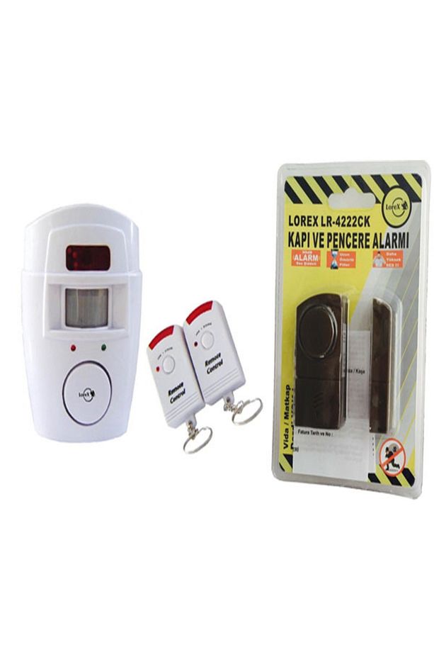 Lr-ng300 Hareket Sensörlü Uzaktan Kumandalı Alarm Sistemi+lr-4222ck Kapı Pencere Alarmı - 1