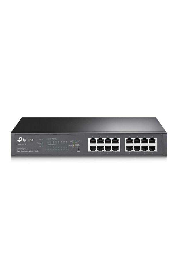 Tl-sg1016pe, 16-port Gigabit Easy Smart Switch With 8-port Poe - 1