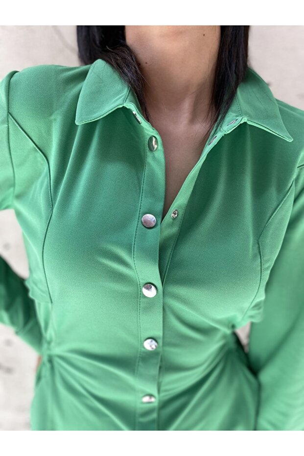 Kadın Yeşil Tulum - 5