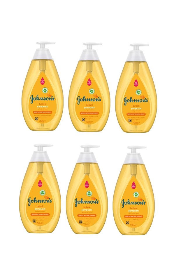 Tear-Free Formula Gentle Daily Care Baby Hair Shampoo Master Case (6x750ml)
