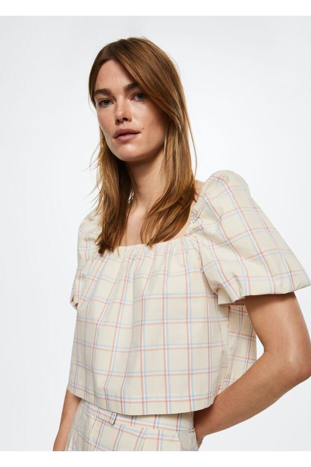 Balon Kollu Bluz - 7