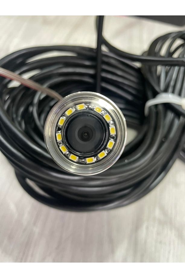 30 Metre 10 Bar Kuyu Sondaj Kamerası 100 Metre Su Altında Çalışabilir 12 Şimşek Led - 1