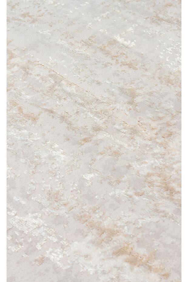 Cordoba Db01 Beıge Parlak Yüksek Alçak Dokulu Modern Makine Halısı - 3