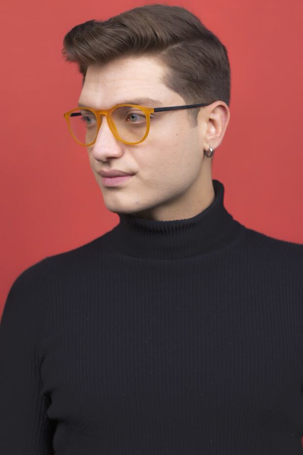 Caprina Orange Computer Screen Glasses - 8