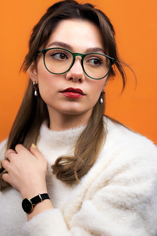 Caprina Green Computer Screen Glasses