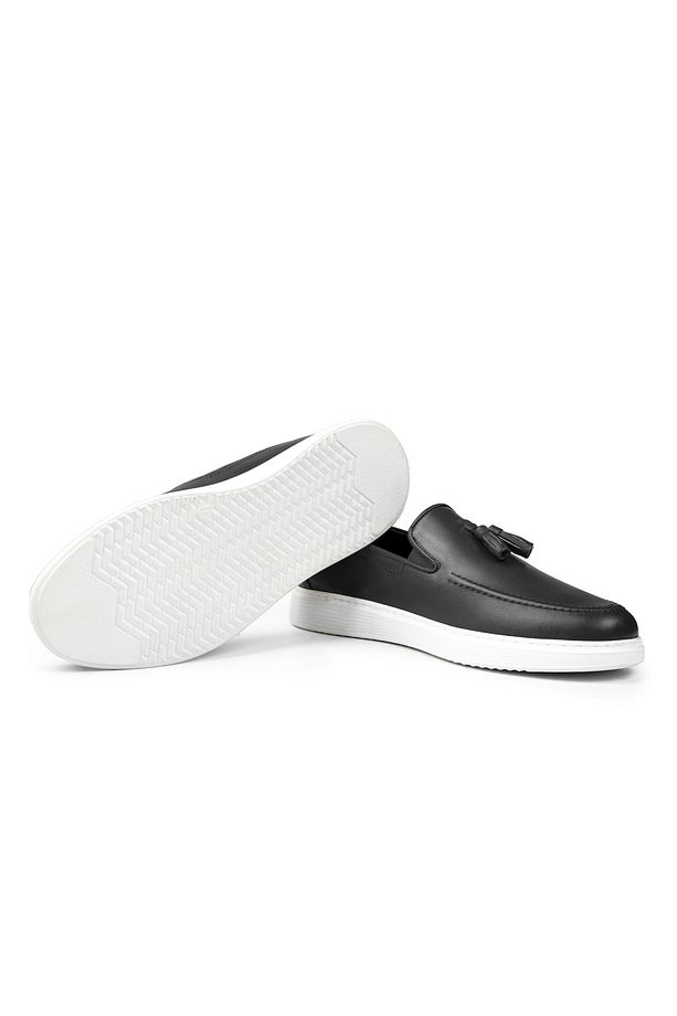 Fringe Hakiki Deri Erkek Günlük Ayakkabı, Loafer Ayakkabı, Hafif Ayakkabı, Yazlık Ayakkabı - 4