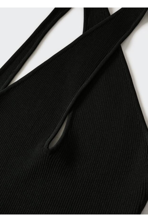 Dekolte Kruvaze Bluz - 5