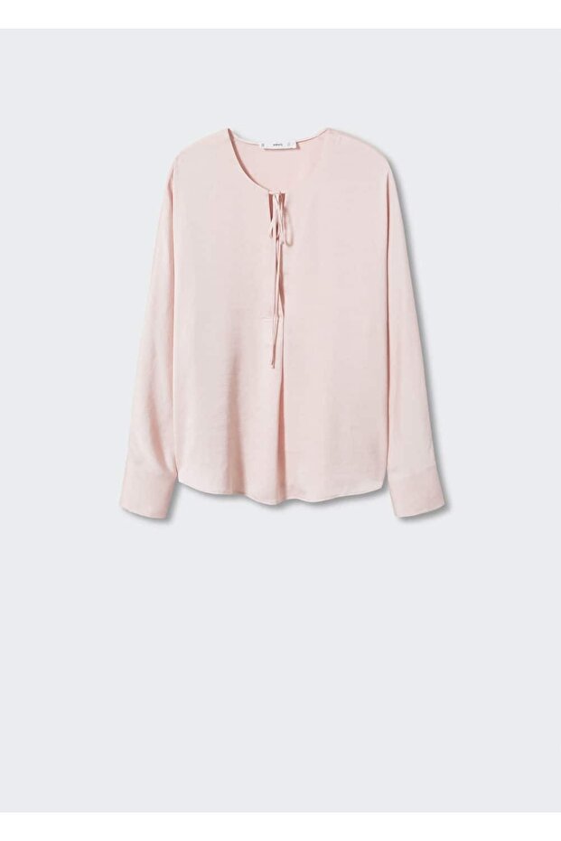 Dökümlü Dantel Bluz - 3