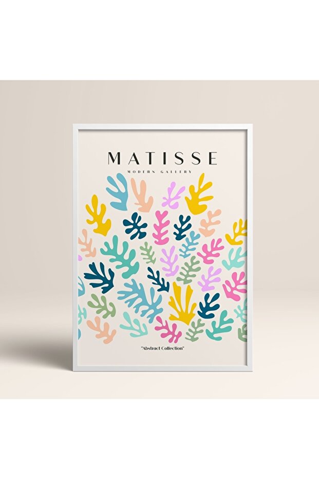 Single Framed Abstract Matisse Gallery Modern Art Painting