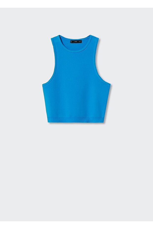 Triko Cropped Bluz - 3