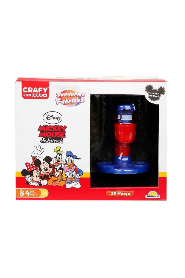 Crafy Mickey Mouse Ve Arkadaşları Dondurma Fabrikası Oyun Hamuru Seti 200 Gr. 29 Parça - 2