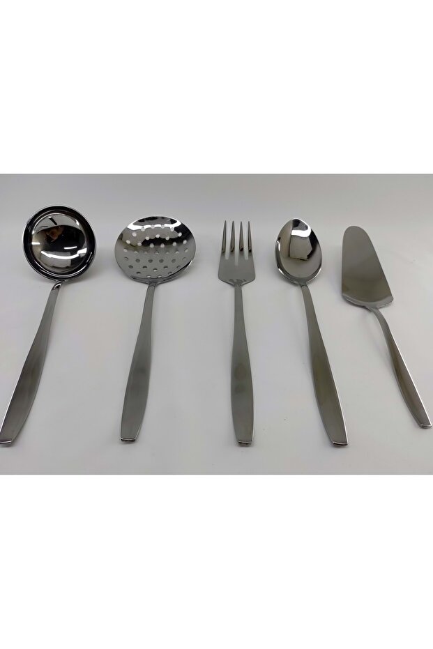 Sahra Sade 5 Parça Servis Takımı - 1