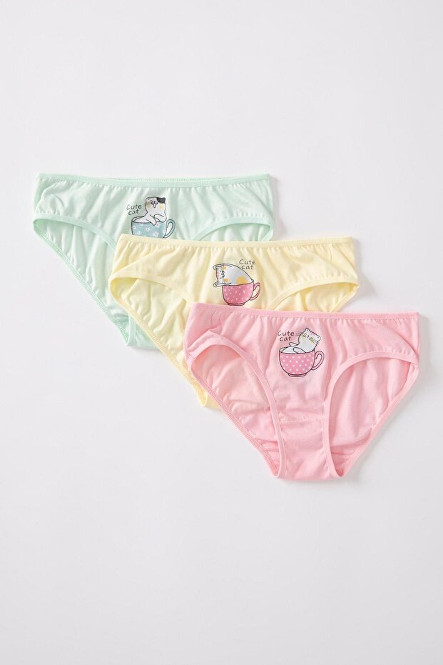 3-teiliges Slip-Höschen für Mädchen - 5