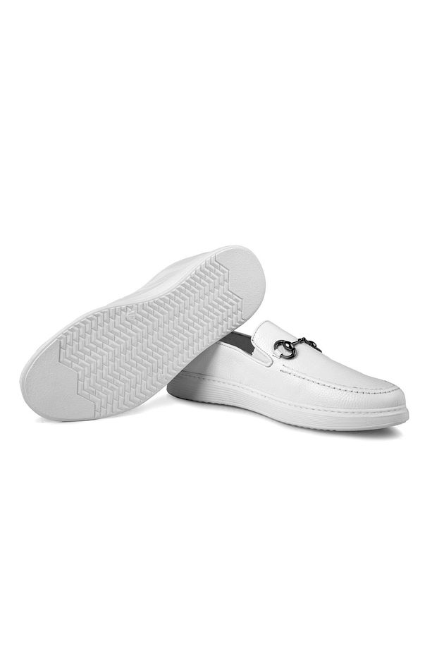 Anchor Hakiki Deri Erkek Günlük Ayakkabı, Loafer Ayakkabı, Hafif Ayakkabı, Yazlık Ayakkabı - 4