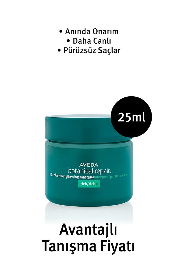 Botanical Repair Yıpranmış Saçlar için Onarım Maskesi: Zengin Doku 25ml 18084020807 - 1