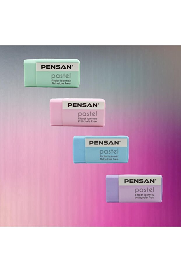 Orta Boy Silgi Pastel Renkler No:24 (ps24p) 24 Adet - 2