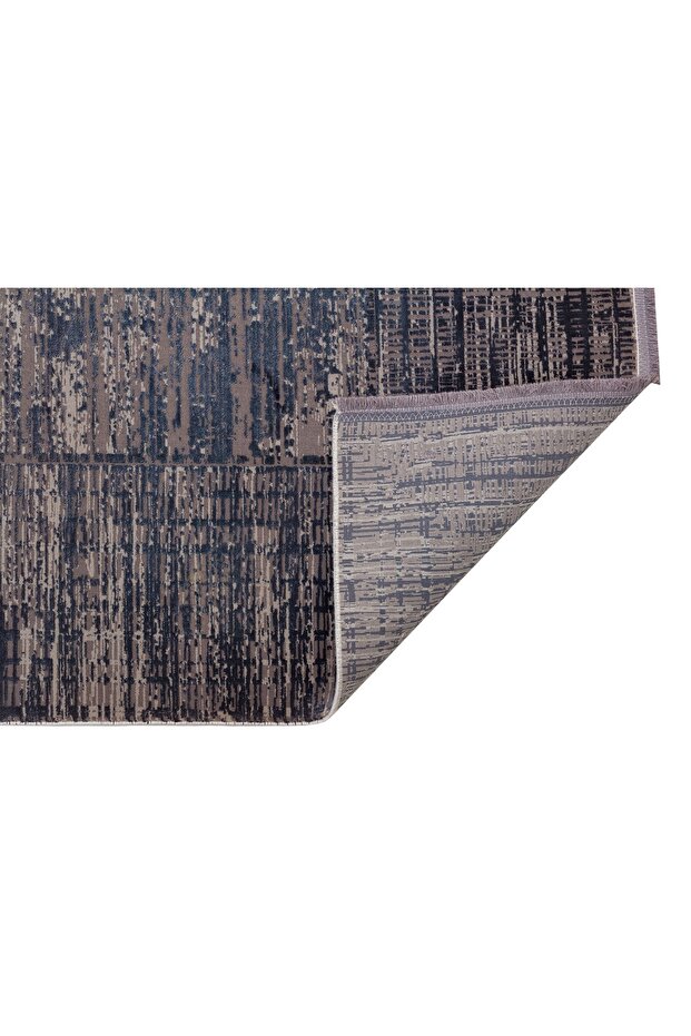 Fresco Fsd02 Navy Overdyed Özel Işıltılı Yüksek Kaliteli Sık Dokuma 120 Tarak Ipek Halı - 5