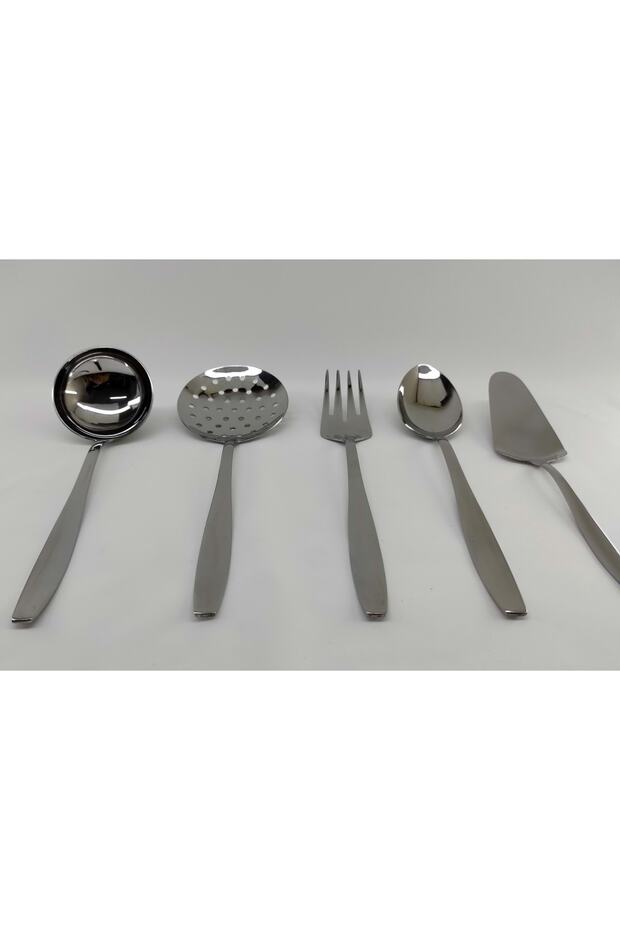 Sahra Sade 5 Parça Servis Takımı - 2