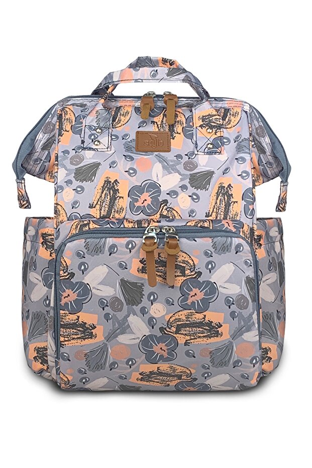 Paris Kadın Ve Anne Bebek Sırt Çantası Çiçek - 2