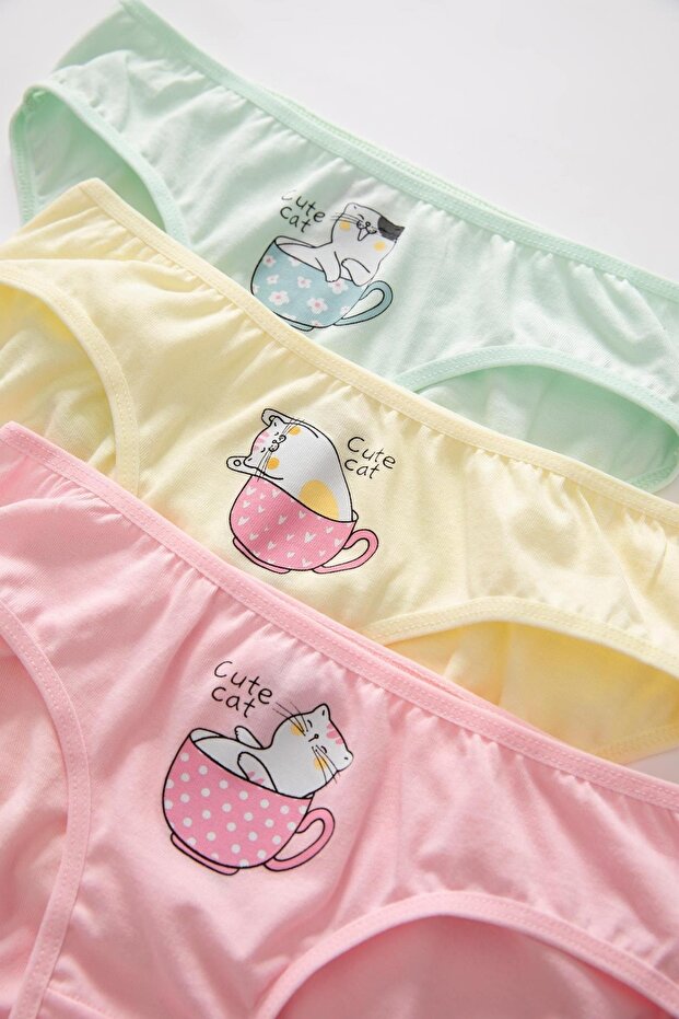 3-teiliges Slip-Höschen für Mädchen - 4