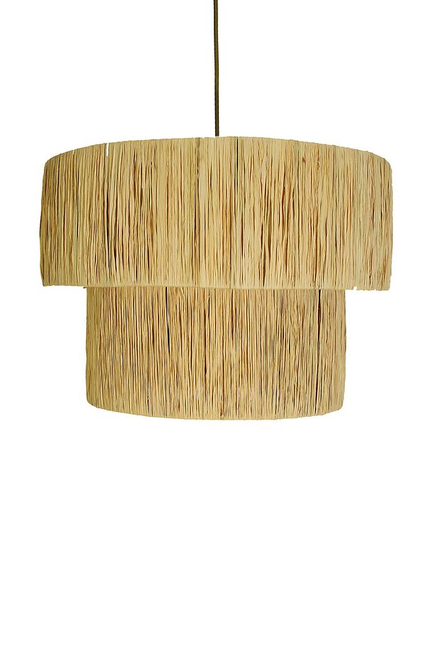Rattan, Bambu, Hasır Sarkıt Avize Çap: 40 Cm Yükseklik: 30 Cm - 4