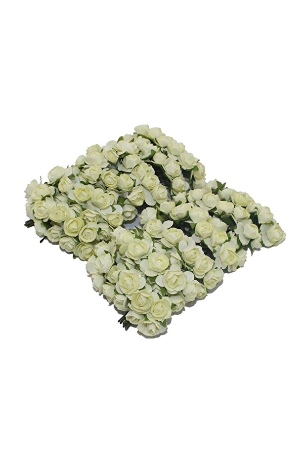 Krem Kağıt Gül - 1