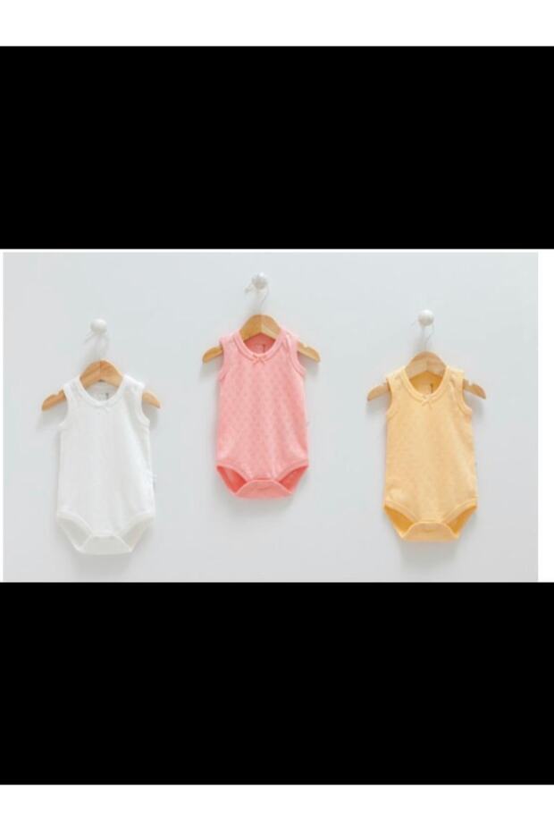 3-Piece Self Patterned Colorful Bodysuit