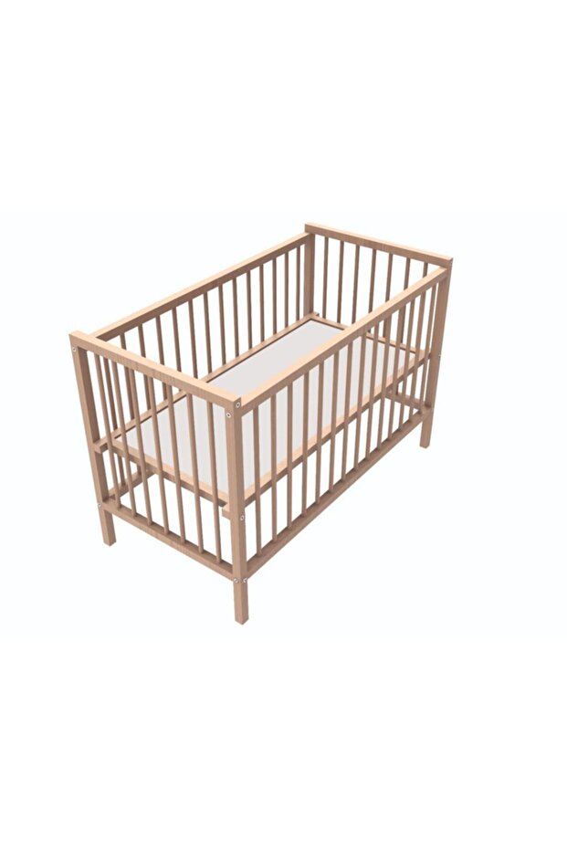 Iki Kademeli Ahşap Bebek Karyolası - 3