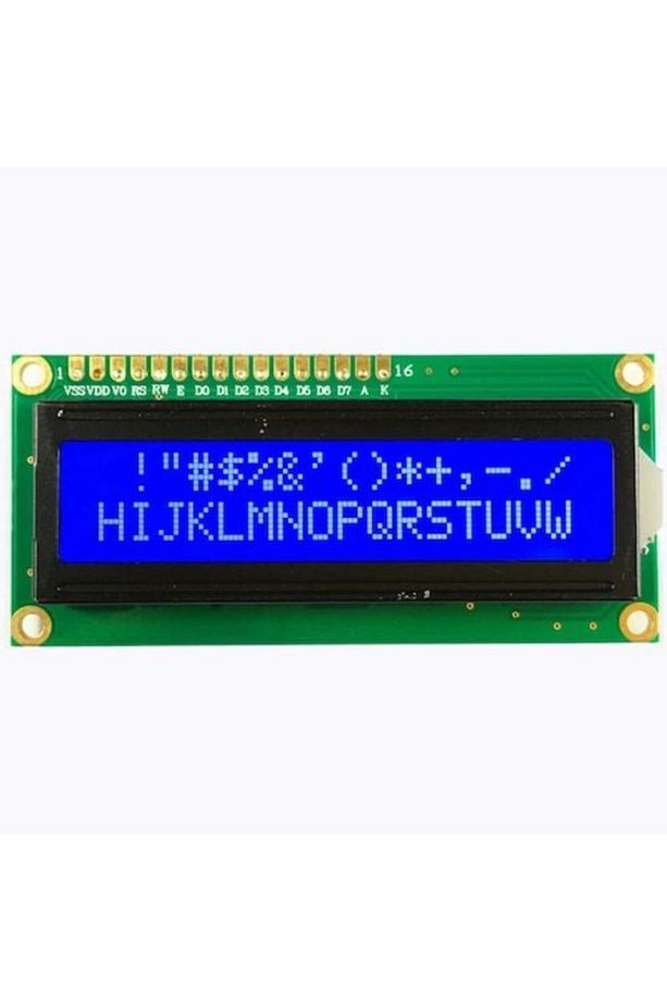 16x2 Lcd Ekran Arka Plan Aydınlatmalı 1602 Raspberry Pıc - 1