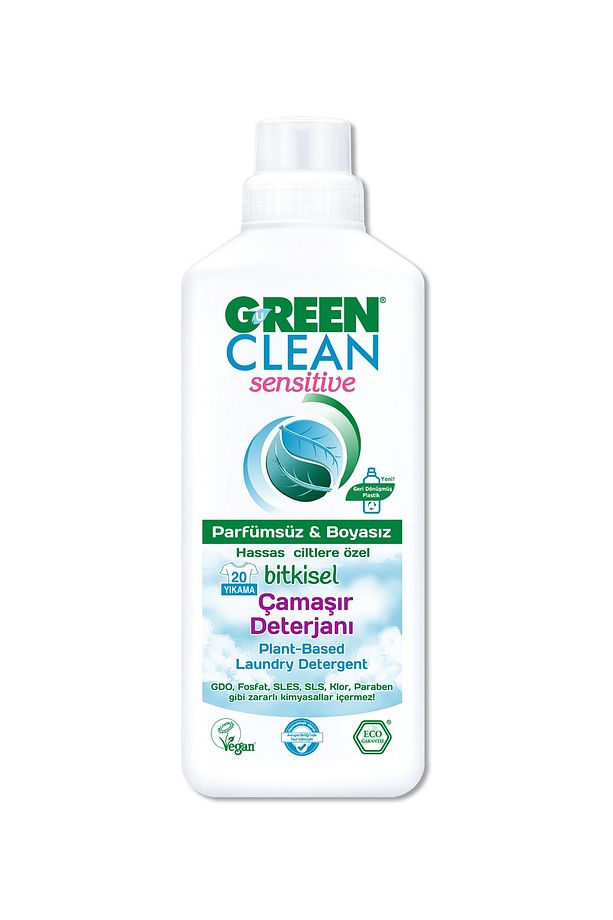 Hassas Ve Alerjik Ciltlere Özel Organik Ve Bitkisel Sensitive Çamaşır Deterjanı 1000 Ml - 1