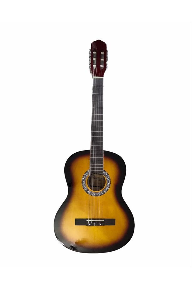 4/4 Sap Ayarlı Klasik Gitar Seti (gitar-kılıf-metot-pena) - Sunburst - 1