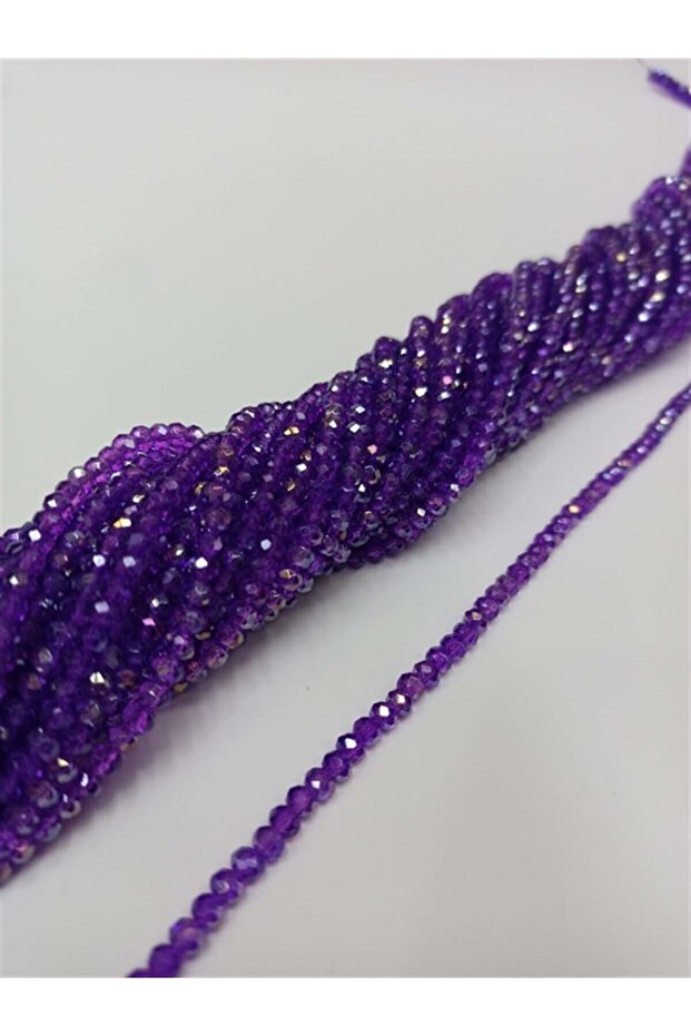 Purple Crystal Beads 4 mm – Beads, Stylish Design, Women's Accessory – Beads