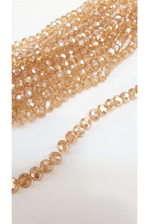 Beads Assortment Honey Color Crystal Beads 8 mm – Beads, Stylish Design, Women's Accessory – Beads – Bo