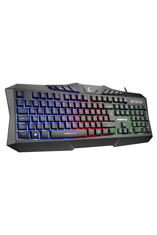 Km-404 Argenti Rainbow Combo Q Klavye Kulaklık Mouse Mousepad Set - 2