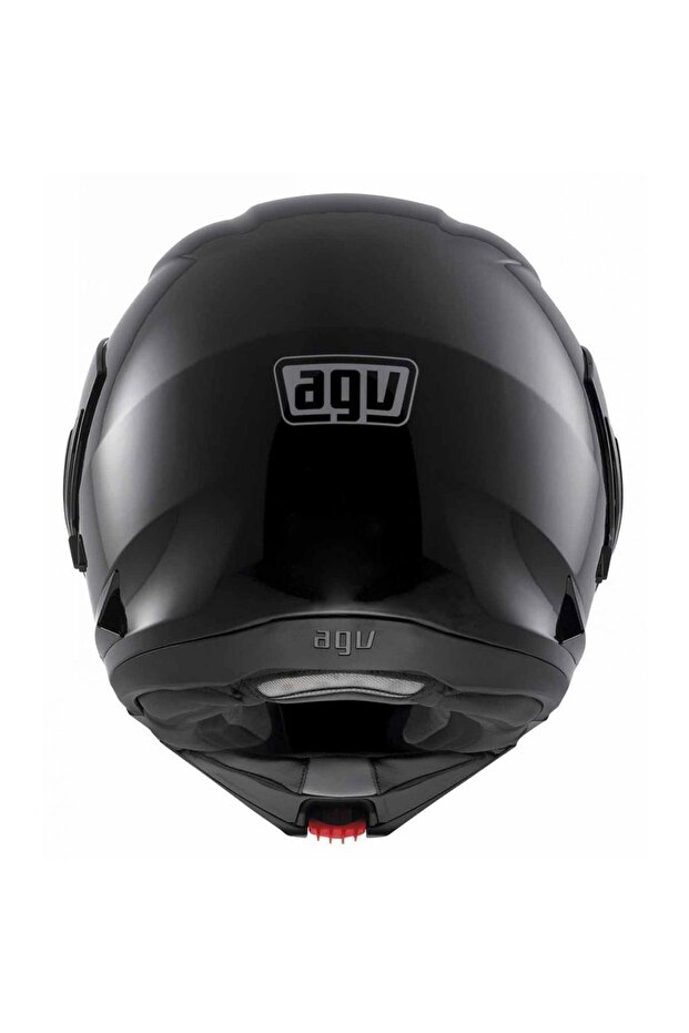 Compact Solıd Black Plk Kask + Çene Açılır Kask - 4