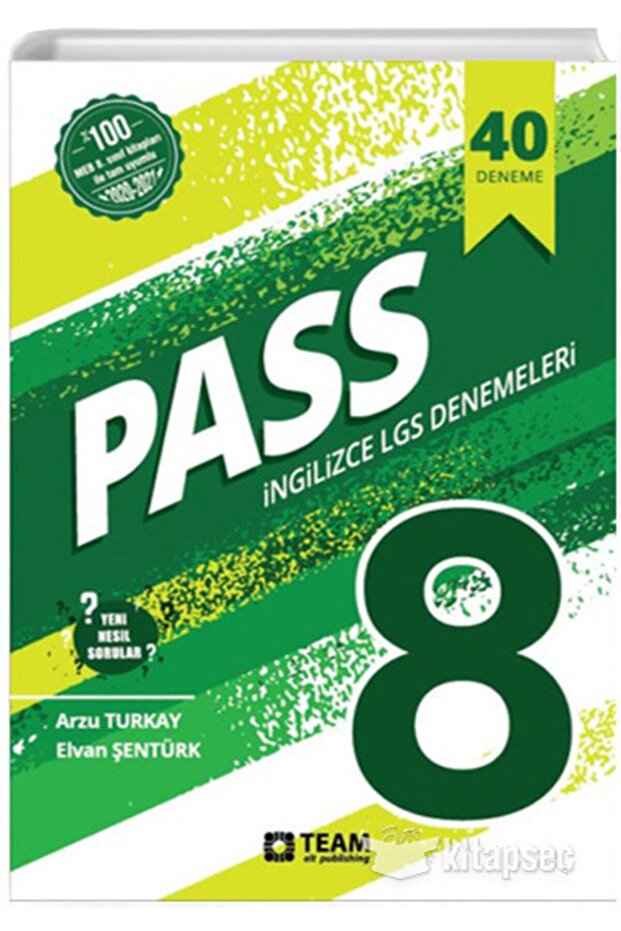 Team Elt Publishing 8.sınıf Pass Ingilizce Lgs Deneme Sınavı Yeni Nesil Sorular