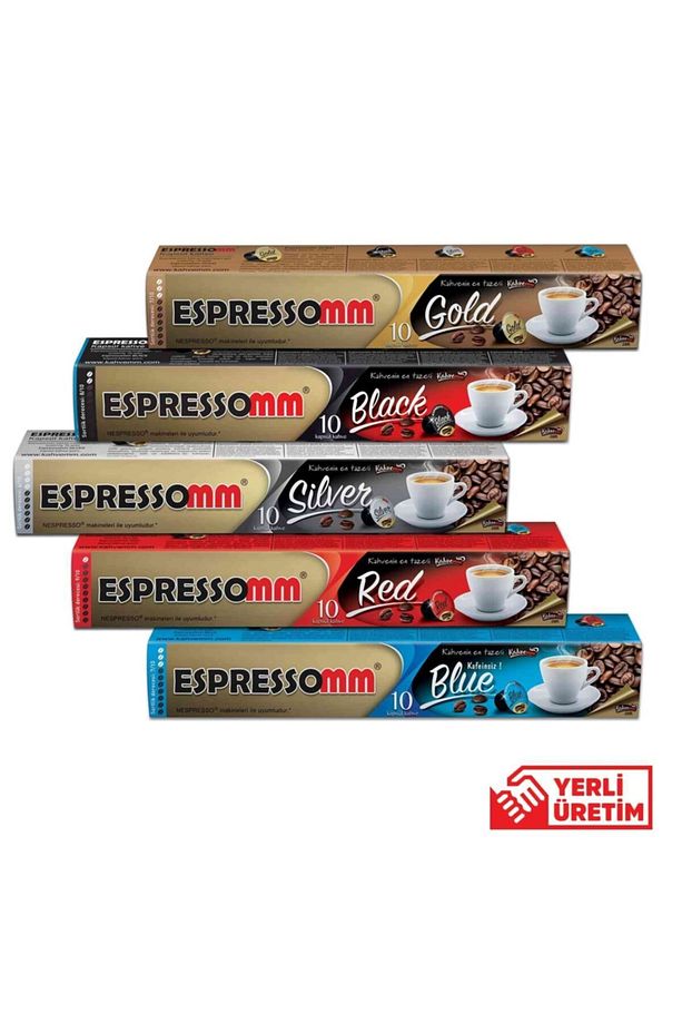 Nespresso Uyumlu Karışık Kapsül Kahve (50 ADET) - 1