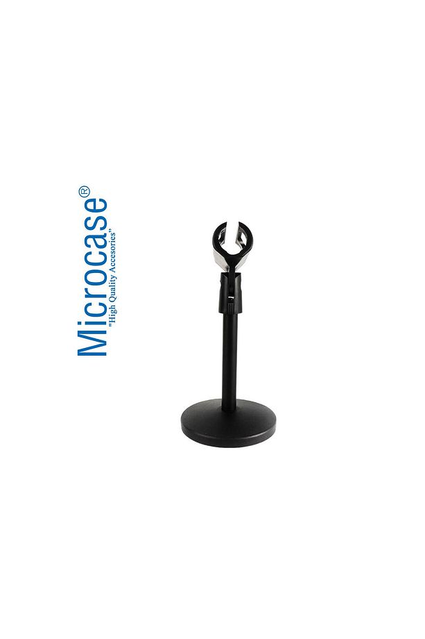 Metal Ayaklı Masaüstü Mikrofon Ayaklığı Karaoke Mikrofon Tutucu Stand Model Al2323 - 4