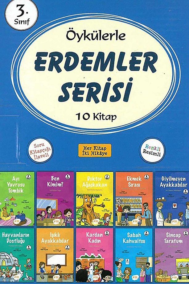 3. Sınıflar Için Öykülerle Erdemler Serisi 10 Kitap Ülkü Duysak - 1