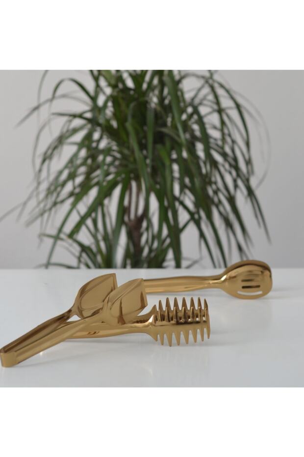 Gold Çelik Maşa Seti (3LÜ) - 1