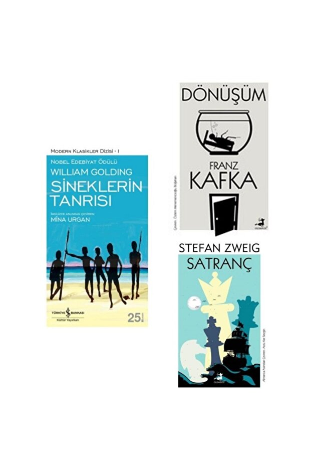 Sineklerin Tanrısı - Satranç - Dönüşüm (3 Book Sets)
