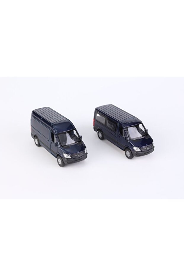 مجموعة مرسيدس سبرينتر مكونة من سيارتين موديل Diecast Pull Drop