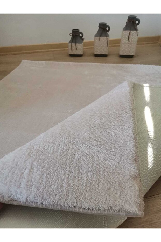 Post Peluş Halı Krem - 4