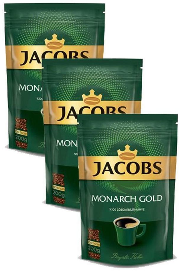 Monarch Gold Kahve 600 Gr Eko Paket(200 Gr X 3 Adet) - 1