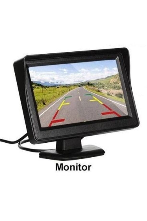 Kameralı Park Sensörü 4.3' Komple +4 Adet Sensör Gri - 6
