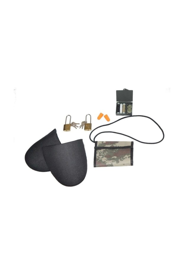Military Material Earplug/wrap/lock Set Beginner Soldier-bedeli Soldier Material Set