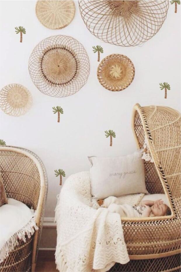 Mini Palm Duvar Stickerı - 1