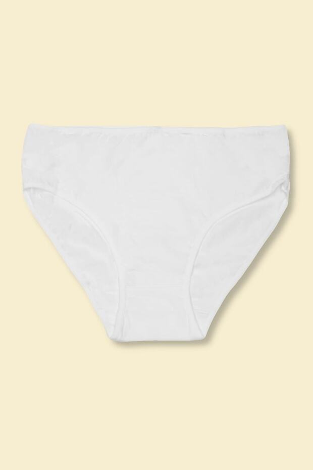 Women's White Cotton Bato Panties Pack of 6
