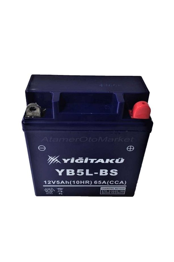 12 V 5 Ah-amper Yb5l Motosiklet Aküsü - 2
