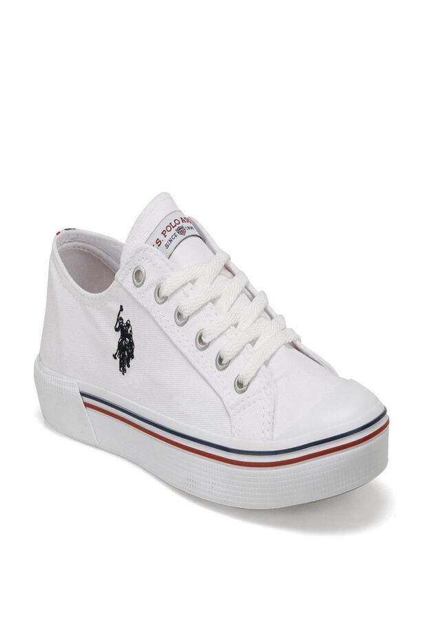 U.S. Polo Penelope 1fx Lace-up Colorful 2 Stripes Fabric Shoes